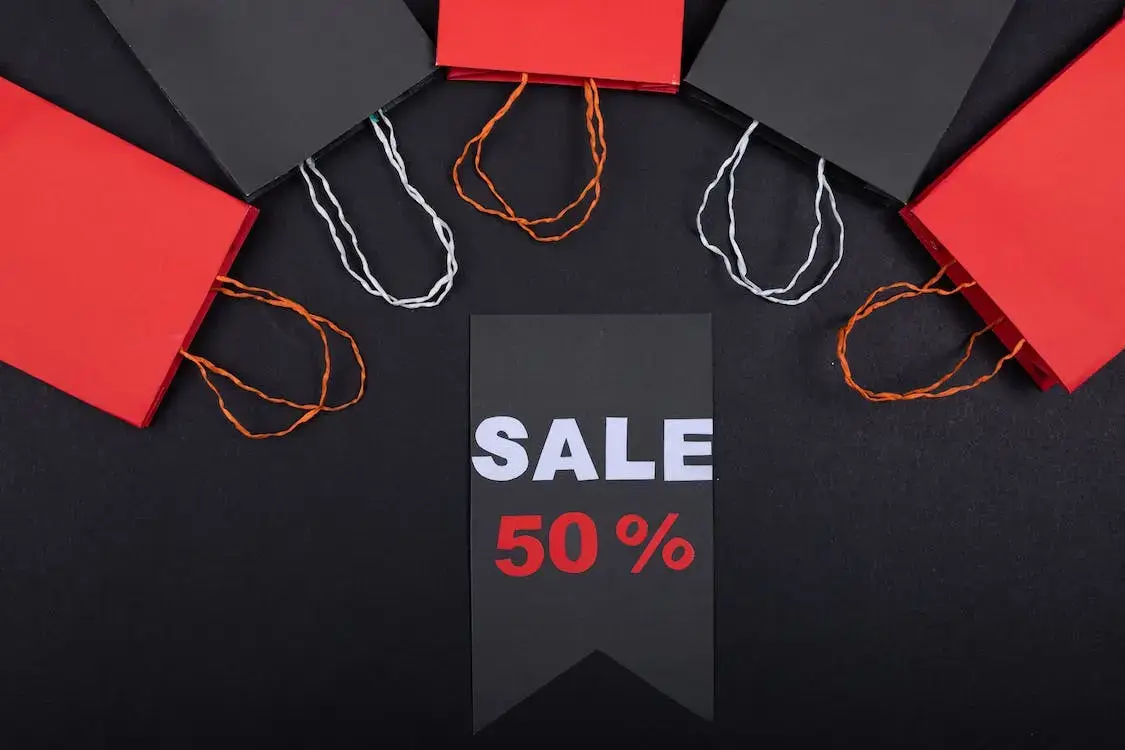 getting a saving at a half price sale